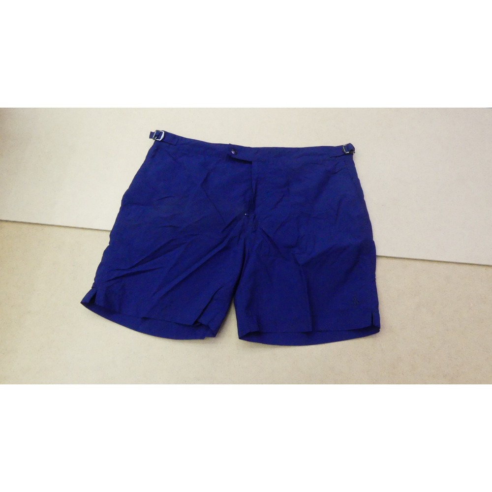 Polo Ralph Lauren Swim Trunks Mens 35 Blue Side Buckle Nylon 710731729
